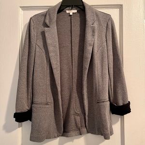 Stitch Fix Skies Are Blue Asa Knot Blazer in Grey/Tan